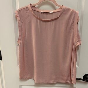 Calvin Klein Blush Pink Sleeveless Blouse